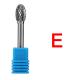 Round Double Cut Solid Cutting Tools Grinding Cutter Burs Tungsten Rotary Carbide Burr