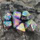 RPG Dice DND Neat Sharp Process Die Casting Polyhedron Mini Dice Set Dazzling Color for rpg game