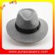 1436 Sun Accessory mix grey wool felt safari mens fedora hats ,Shopping online hats and caps wholesaling