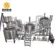 Automatic Beer Production Line 30HL PLC Control Four Vessels Brewhouse