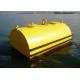 Foam Filled Marine Floating And Steel Mooring Buoy With Chain Through