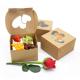 Convenient Takeaway Kraft Paper Box for Cupcakes According to Your Request