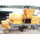 HBTS90-18 Diesel Portable Trailer Concrete Pump With Pipes And Other Parts