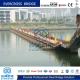 OEM Floating Pontoon Bridge Portable Steel Bridge For Pedestrian