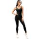 Hang Neck High waist lift hip yoga one-piece onesie top sports slim sexy back