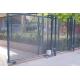 Electrical Metal Garden Fence 4.5x2.0m Sliding Gate 4.0m 4.5m 5.0m 6.0m Width