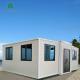 Expandable Prefab House Customization Support Double Glazed Windows And Toilet Fitting