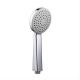 3 Functions Hand Shower Set for Portable Spa High Pressure Round Shape Chrome Finish