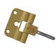 Powder Coated Door Steel Hinges Zinc Alloy Up Down Adjustable