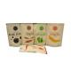 Food Grade Packaging Custom Stand Up Dried Fruit Mango Multilayer Kraft Paper Bag With Tear Notch