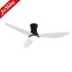 Low Profile Ceiling Fan With Lamp Quiet Dc Motor ABS Blade