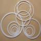 Customized Size White High Strength Heat Resistance PTFE Backup Ring with