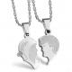 New Fashion Tagor Jewelry 316L Stainless Steel couple Pendant Necklace TYGN151