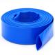 DAVCO 2× 50 ft Pool Backwash Hose, Heavy Duty Reinforced Blue PVC Lay Flat Water Discharge Hoses
