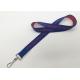 1X96cm Office Exhibition Custom Woven Lanyards With Swivel Hook
