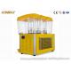 commercial refrigerated juice dispenser for snack food store  with led light