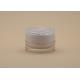 White Rose Logo Skin Cream Containers Arcylic Material With PE Gasket