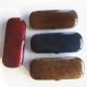 Fashionable glasses cases with smooth leather