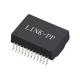 L22T001-B 1000 Base - T Single Port Lan Transformer Modules PoE 60W Hi-Pot 3KVAC