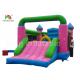 Durable PVC Pink Princess Inflatable Commercial Bounce Houses For Kids Outdoor Activites