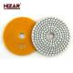 White Turbo 125mm ODM 50 Grit Diamond Resin Polishing Pads Granite