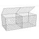 Woven Gabion Baskets 2 × 1 × 1 M Wire Cages For River Slope