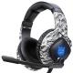 Dazzling LED Lights Ps4 Camo Wired Gaming Headphone 50mm Driver