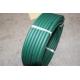 Green PU round belt, Hardness 85A, good rough surface
