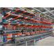 Tube Cantilever Storage Rack System , Rolling Cantilever Rack Structural