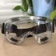 Transparent Medical Safety Goggles PC Lens Dust Proof Adjustable Valve Design