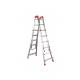 4x6  Portable 	Aluminum Telescopic Ladder Multi Position Extension