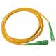 Simplex 2.0mm LSZH Fiber Optic Patch Cord SC / APC Connector to SC / APC SM