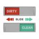 90x50mm Acrylic Clean Dirty Dishwasher Magnet Dia50mm 60mm
