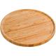 round small bamboo wood serving trays