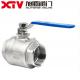 2PC Full Bore Female Threaded Ball Valve for Industrial Purposes Initial Payment Option
