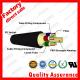 outdoor fiber optic cable gyfty Duct aerial FRP central strength single jacket layer stranded with black PE LSZH sheath