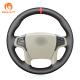 Custom Hand Sewing PU Artificial Leather Steering Wheel Cover for Toyota Sienna 2010 2011 2012 2013-2014