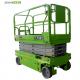 Green Self propelled 8m Hydraulic scissor lift with 450KG capacity for sale