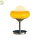 LED Yellow Metal Glass Bedside Table Lamp Bauhaus Egg Tart Shape 40W