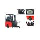 Three Wheel Electric Forklift Truck Customised Color 4011mm Max Lift Height