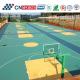 Easy Construction Eco Friendly Crystal Basketball Court SPU Flooring With Iaaf