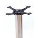 Commercial Stainless Steel Table Legs Chrome Dining Table Base Outdoor Bistro Table