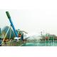 Custom 12.5m Cannon Ball Steel Pool Water Slides For Water Park Equipment