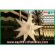 Custom Holiday Inflatable Lighting Decoration , Blow Up Stars