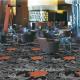 80%Chinese wool 20%nylon dark color jacquard hotel decorative carpet