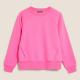 Letter Printed Top Loose Pullover Sweater Round Neck Graphic Women