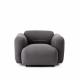 Modern designs living room wooden furniture upholstery velvet fabric sofa set.