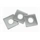DIN125 Metric Square Washer Plates , Curved Galvanized Plate Washers Iron Material