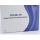 OEM Covid-19 Antigen Rapid Test Kit Pharyngeal Test with White Purple box