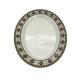 Imitation Porcelain 16 Melamine Plate Oval Shape For Household
